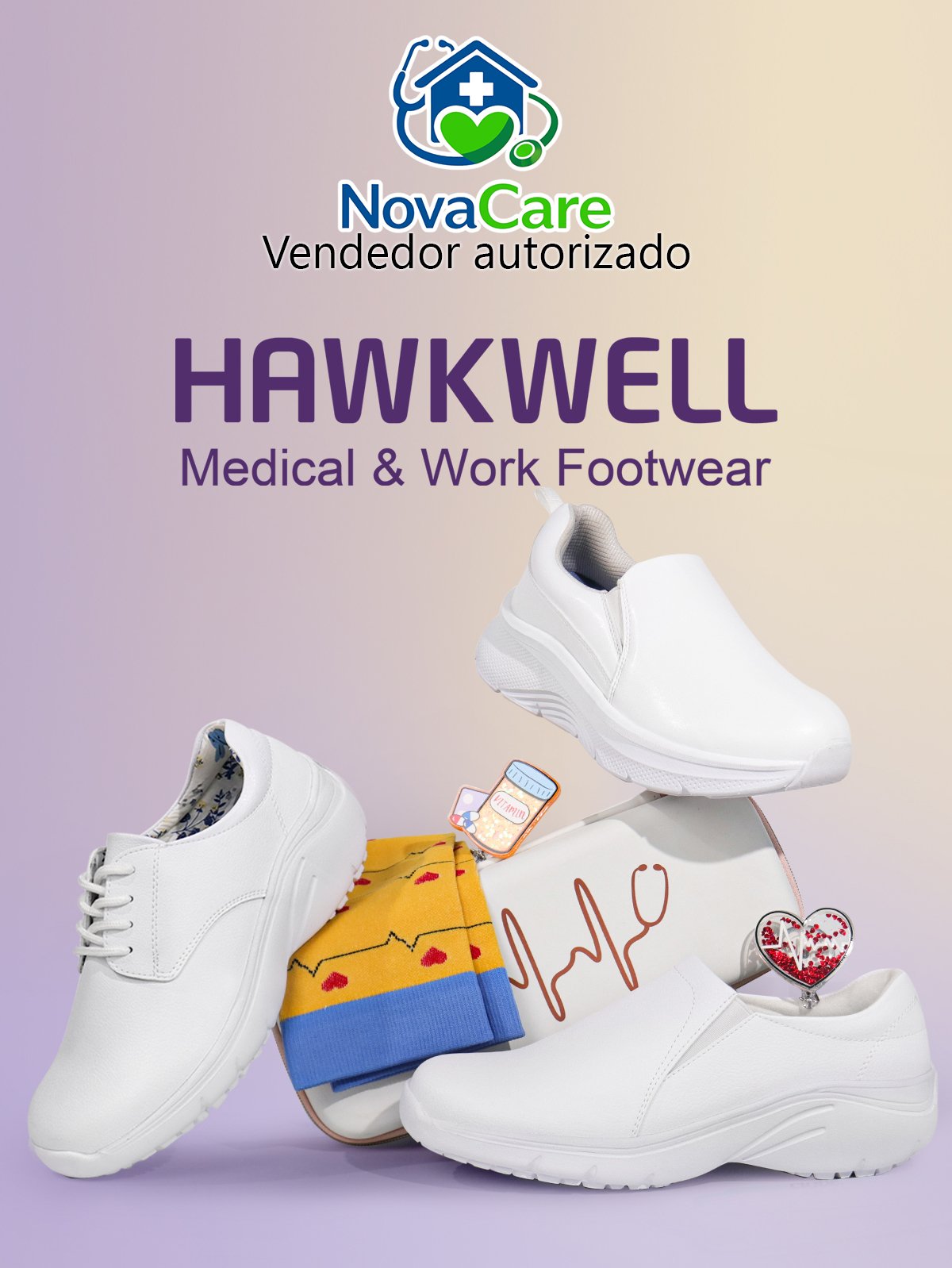 Anuncio Zapatos Hawkwell NovaCare Distribuidor Autorizado